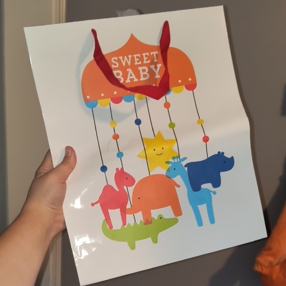 Sweet Baby Gift Bag with Animal Design